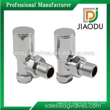 JD-6135 Válvula de radiador angular de latón cromado